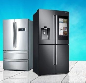 double-door refrigerator